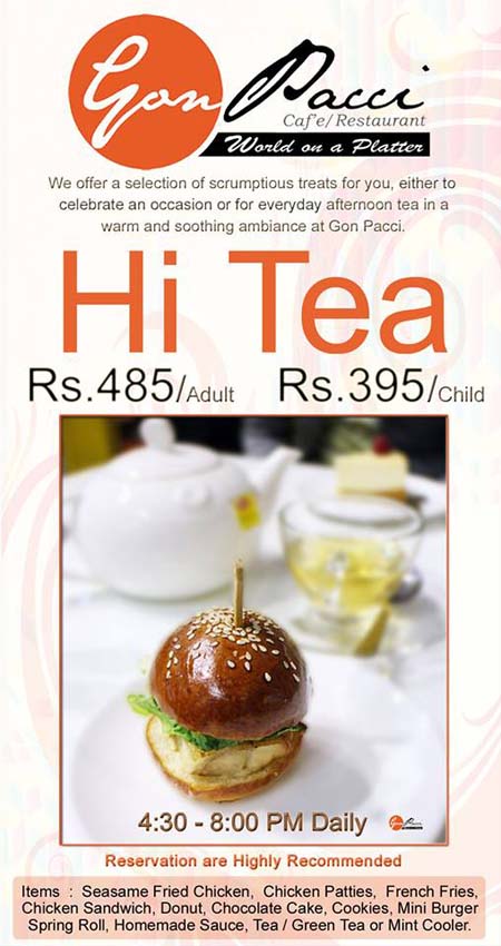 Hi tea deals in karachi