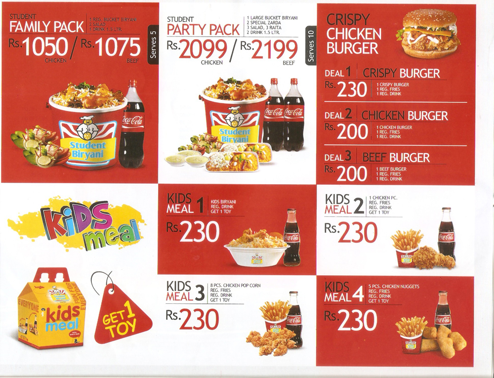 Student biryani ramadan deals 2018